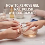 How to remove gel nail polish safely at home using cotton pads and aluminum foil wrapping technique without damage.