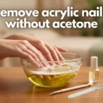 remove acrylic nails without acetone